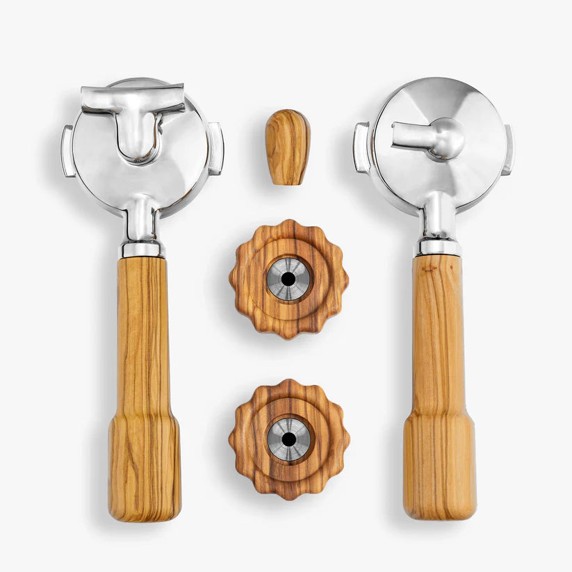 Wiedemann wooden handle set classic for Rocket portafilter