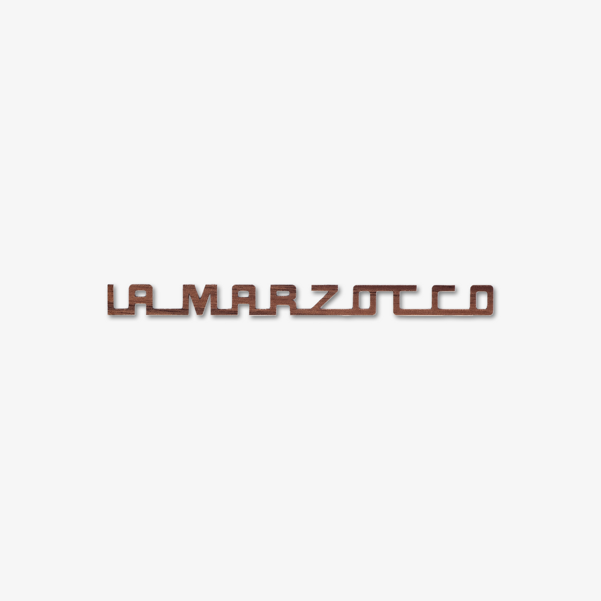 Wiedemann Echtholzschriftzug für La Marzocco Linea Micra