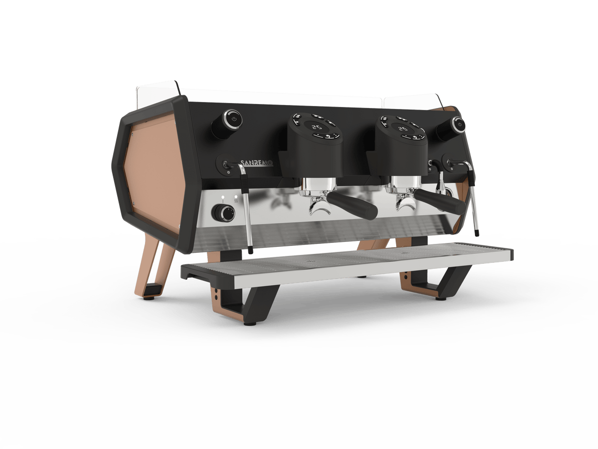 Sanremo D8, Copper Gold, 2 Gruppen, Ansicht von links