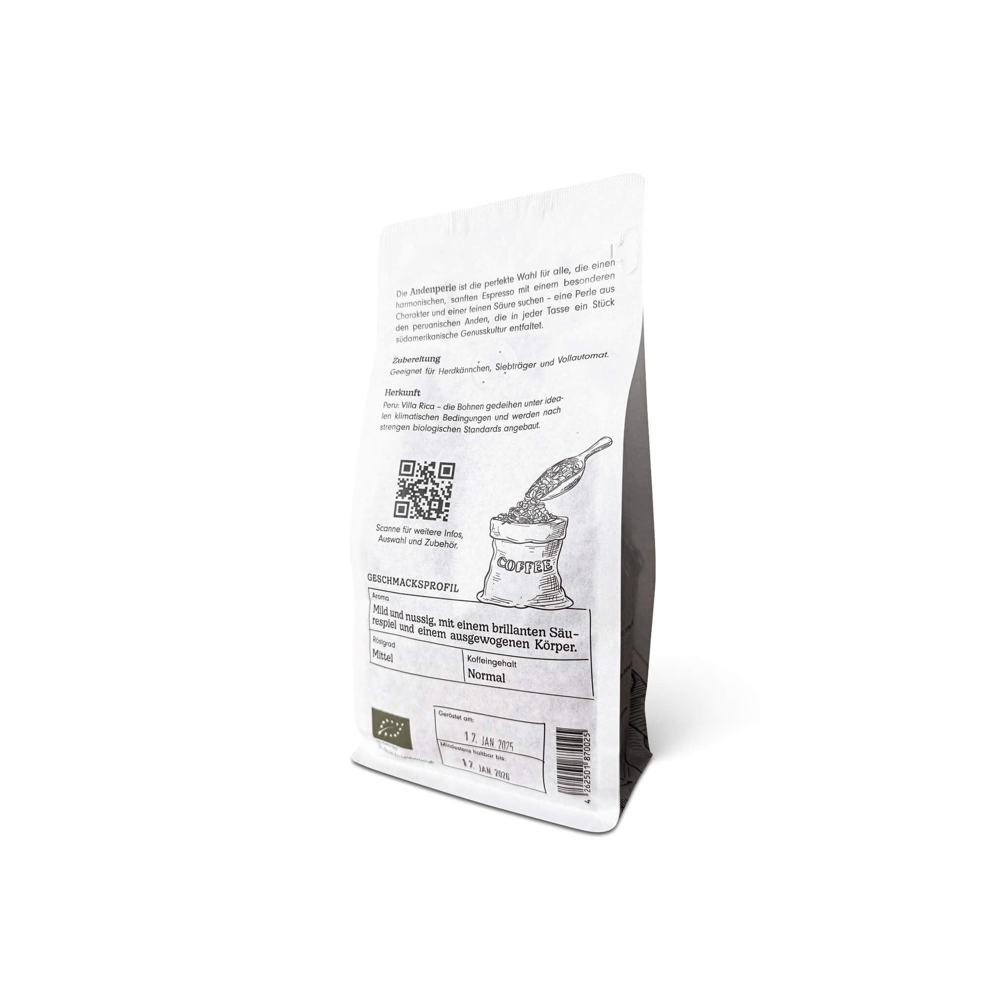 Organic Espresso Andenperle