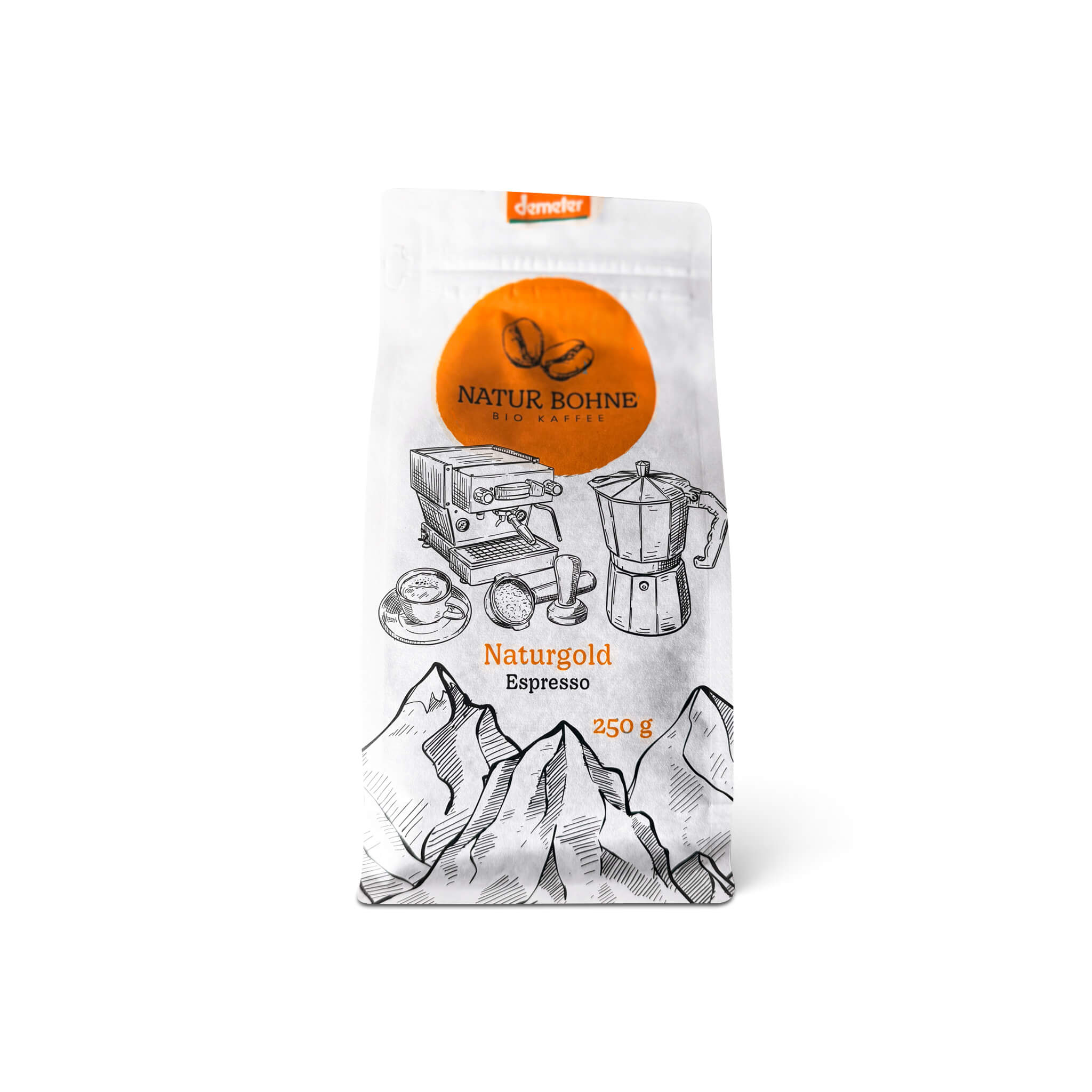 Demeter Espresso Naturgold Kaffeebohnen