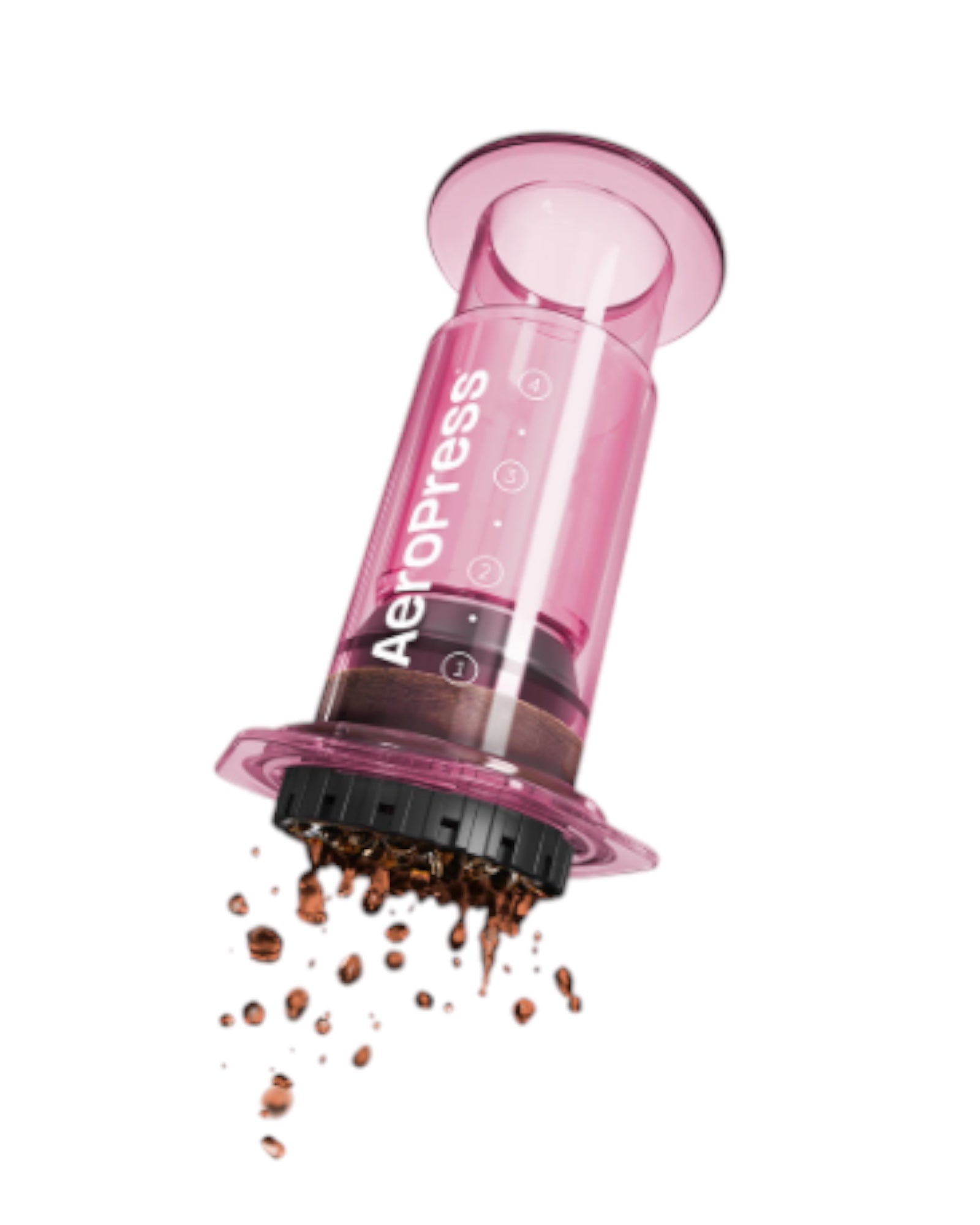 AeroPress Coffee Maker Clear – Perfekter Kaffeegenuss, einfach & schnell zubereitet inkl. 100 Filter