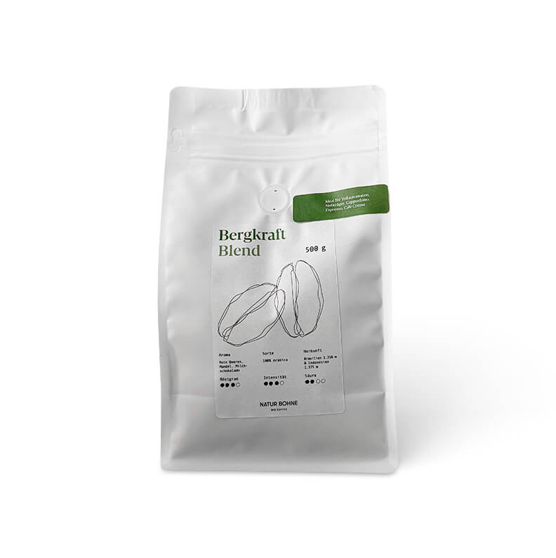 Organic Espresso Bergkraft fully automatic specialty coffee beans