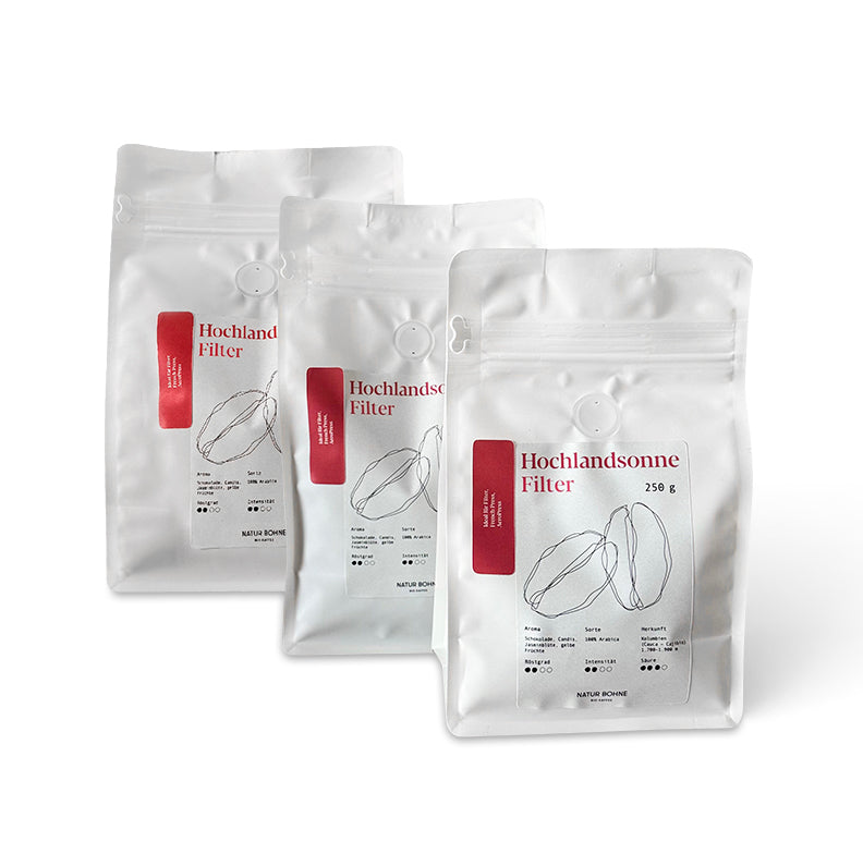 Hochlandsonne - CO₂-reduced specialty organic coffee bean by sailing ship