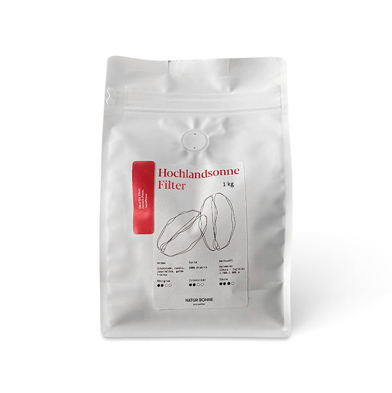 Hochlandsonne - CO₂-reduced specialty organic coffee bean by sailing ship