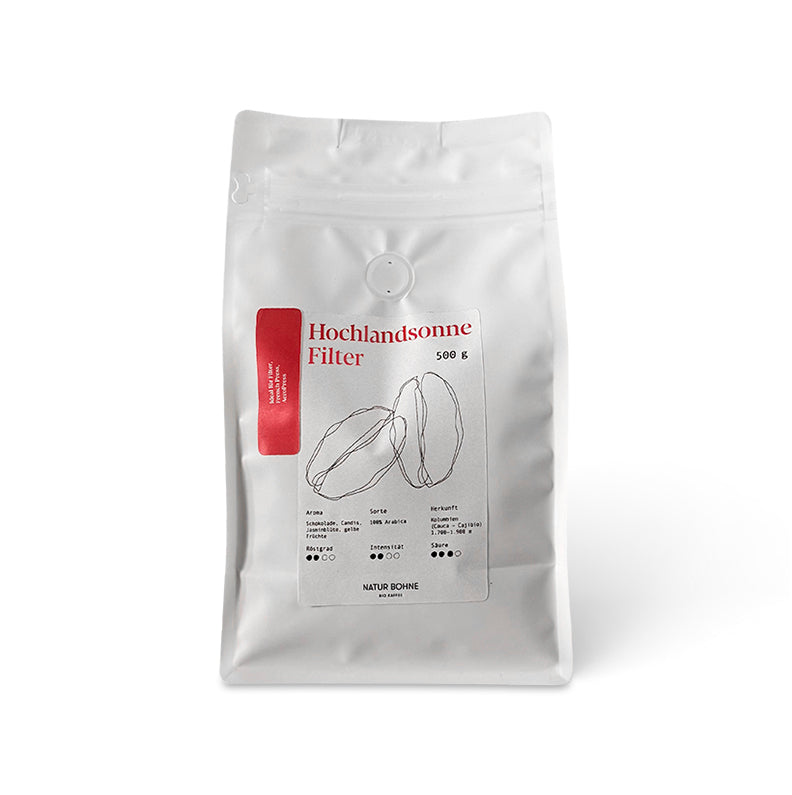 Hochlandsonne - CO₂-reduced specialty organic coffee bean by sailing ship