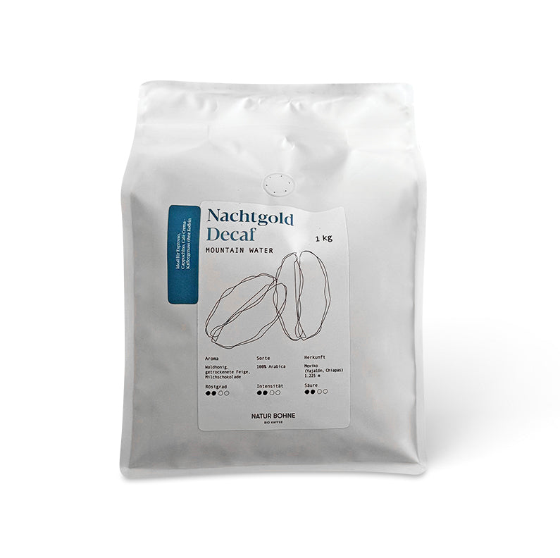 Nachtgold Decaf Organic Speciality koffeinfria kaffebönor