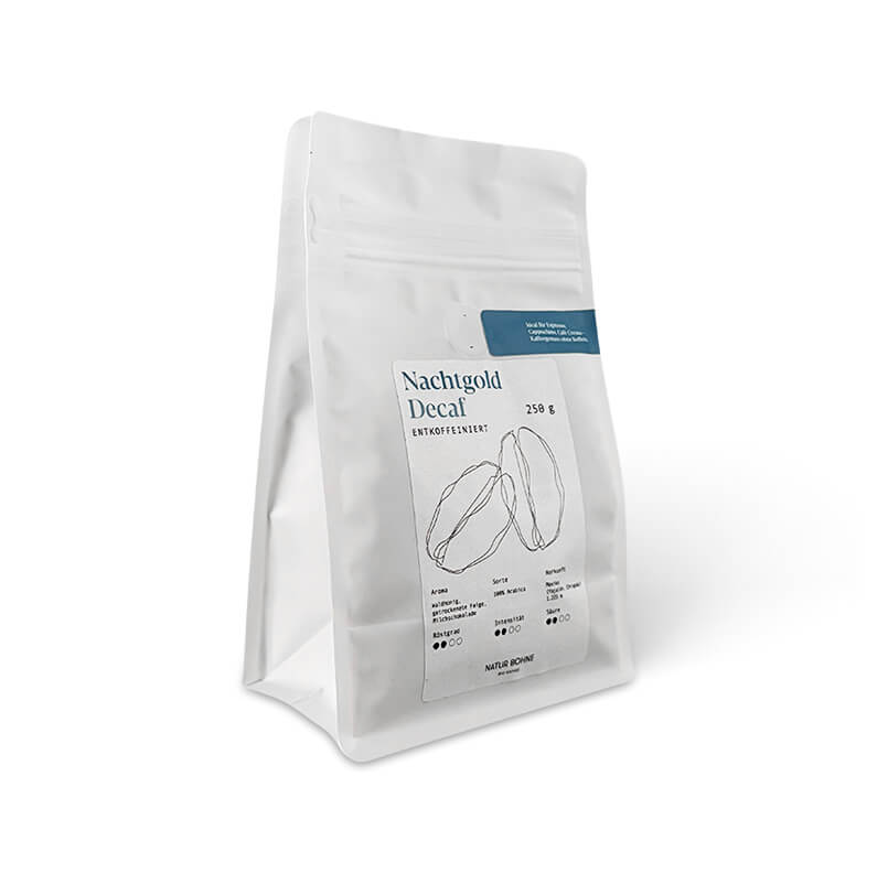 Nachtgold Decaf Specialità organica di caffè decaffeinato in grani