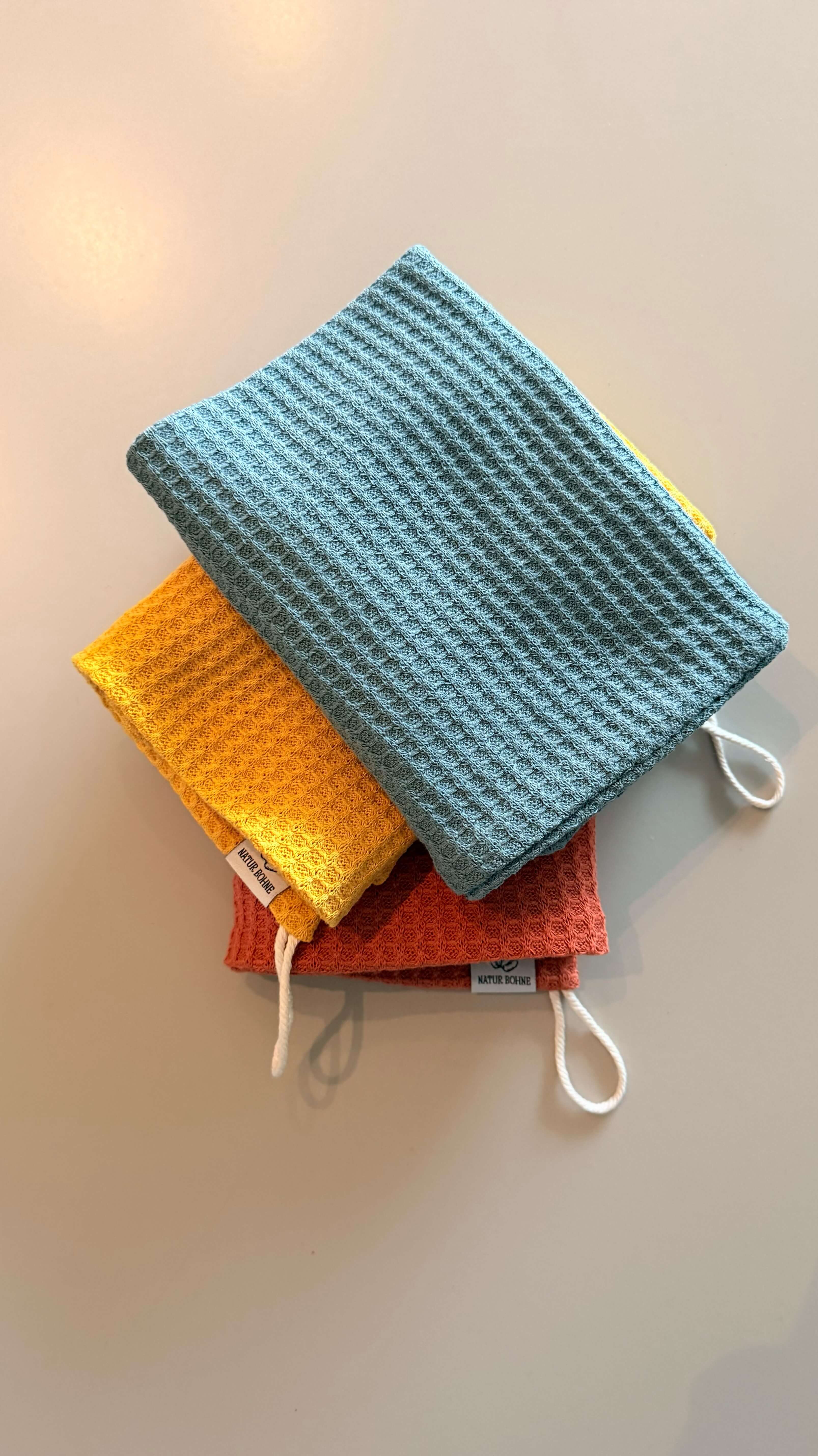 Naturbohne Baristatuch 40x40