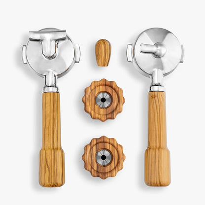 Wiedemann wooden handle set classic for Rocket portafilter
