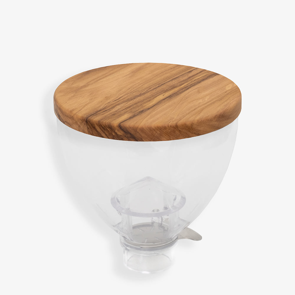 Wiedemann Mühlendeckel für Eureka Libra rund in Holz