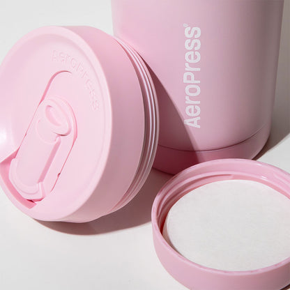 Cafetière AeroPress Go – Presse à café compacte pour un plaisir parfait en déplacement, avec 100 filtres