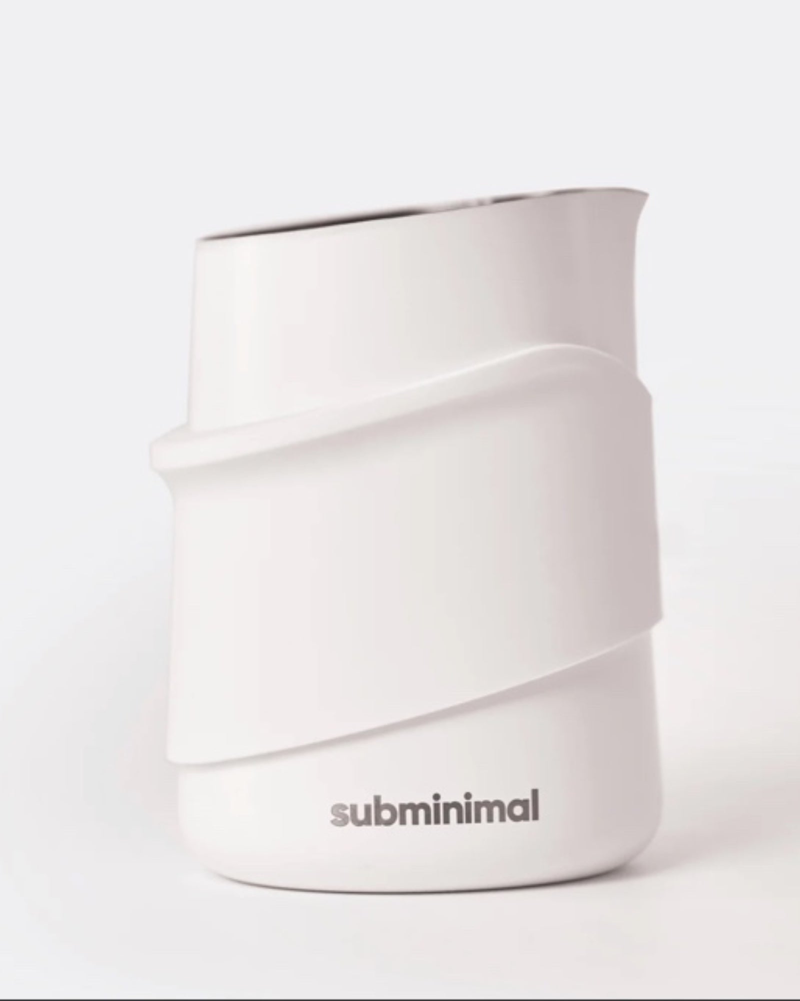 Subminimal FlowTip Milchkanne ohne Griff 450 ml – Weiß