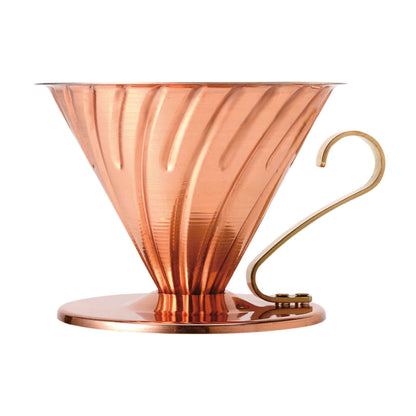 Hario V60-02 Dripper van staal en koper