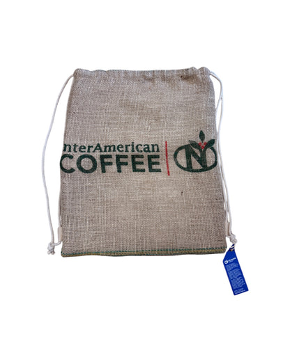 Borse da palestra uniche realizzate con sacchi di caffè - sostenibili, fatte a mano e impegnate nel sociale