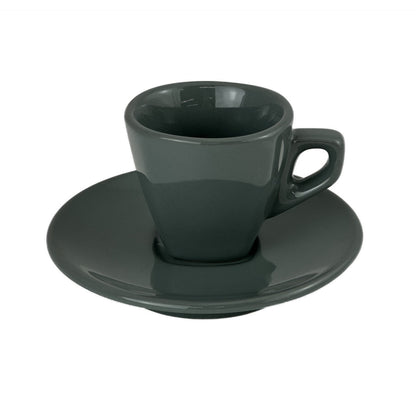 NuovaPoint Asti Barista-Set Grau, 68 ml und 170 ml, mit Untertasse