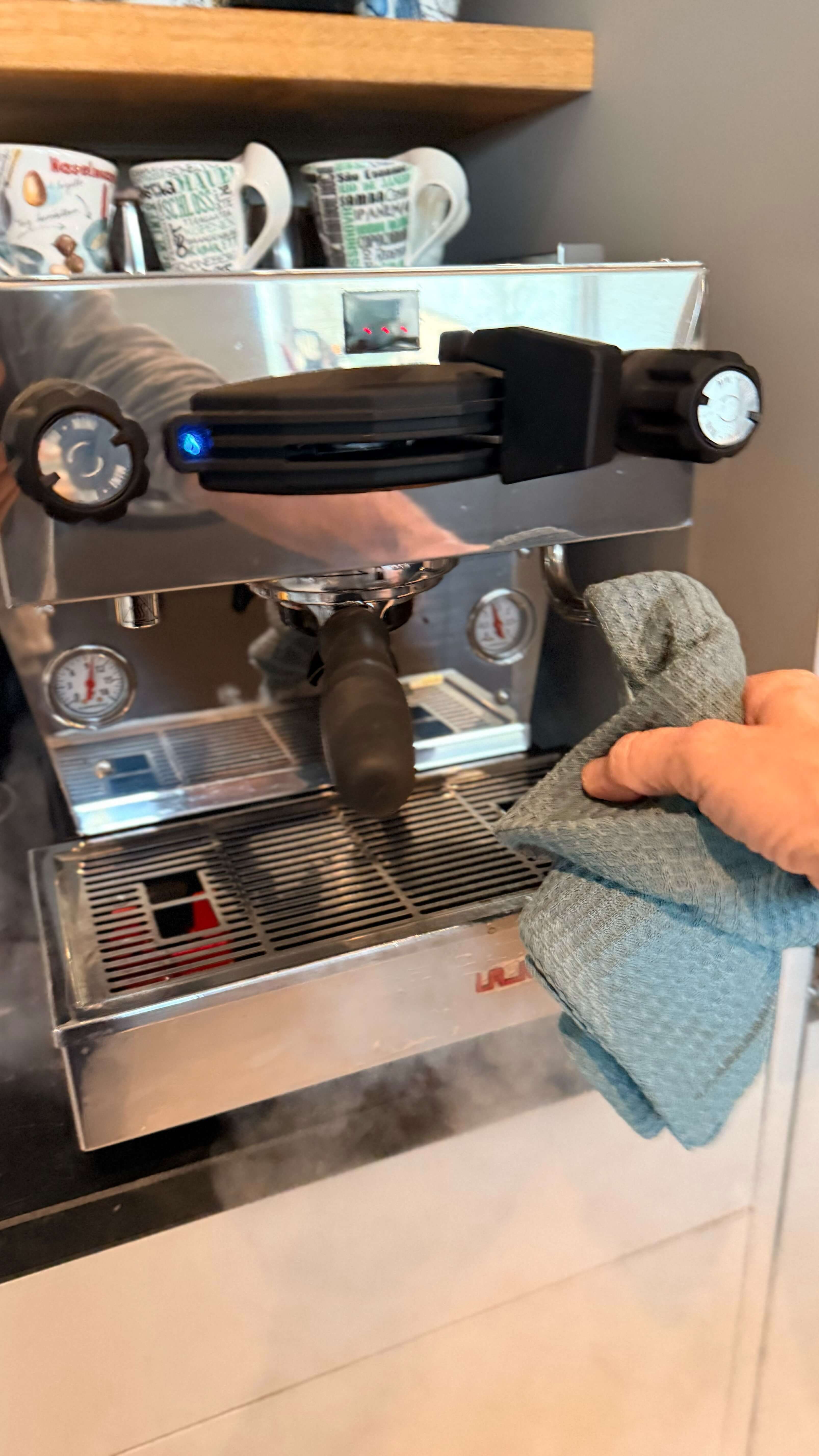 Prírodná tkanina pre baristov 40x40