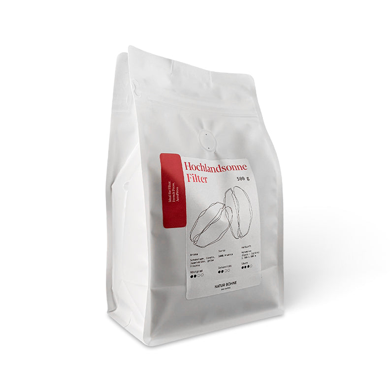 Hochlandsonne - CO₂-reduced specialty organic coffee bean by sailing ship