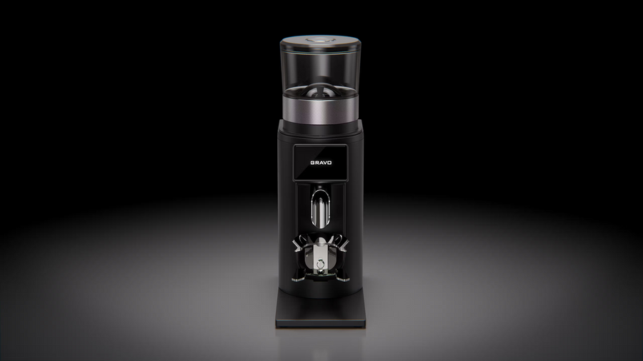 Rocket Espresso Gravo 63 – GbW espresso grinder with 63 mm flat burrs, touchscreen, and variable RPM